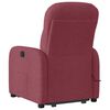 vidaXL Massagesessel mit Aufstehhilfe Weinrot Stoff
