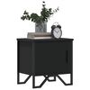 vidaXL Nachttisch Schwarz 40x30x40 cm Holzwerkstoff