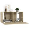 vidaXL TV-H&auml;ngeschrank Sonoma-Eiche 60x30x30 cm