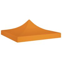 vidaXL Partyzelt-Dach 3x3 m Orange 270 g/m²