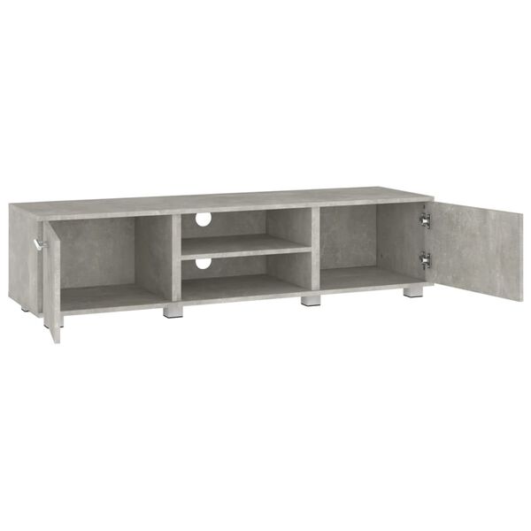 vidaXL TV-Schrank Betongrau 140x40x35 cm Holzwerkstoff