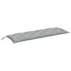 vidaXL Gartenbank-Auflagen 2 Stk. Melange Hellgrau 150x50x7 cm Stoff