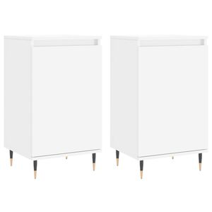 vidaXL Sideboards 2 Stk. Wei&szlig; 40x35x70 cm Holzwerkstoff