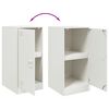 vidaXL Sideboard Wei&szlig; 34,5x39x73 cm Stahl