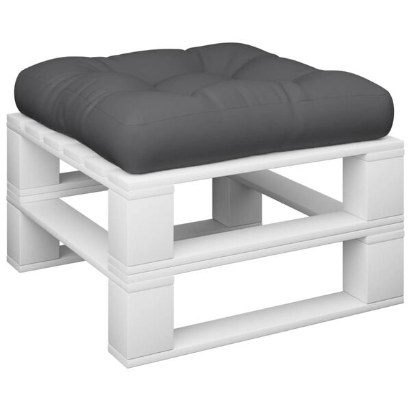 vidaXL Palettenkissen Anthrazit 50x50x12 cm Stoff