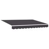 vidaXL Markisenersatzstoff Anthrazit 280 x 195 cm Polyester