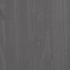 vidaXL Sideboard HAMAR Hellgrau 113x40x80 cm Massivholz Kiefer