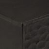 vidaXL Nachttisch Schwarz 50x33x60 cm Massivholz Mango