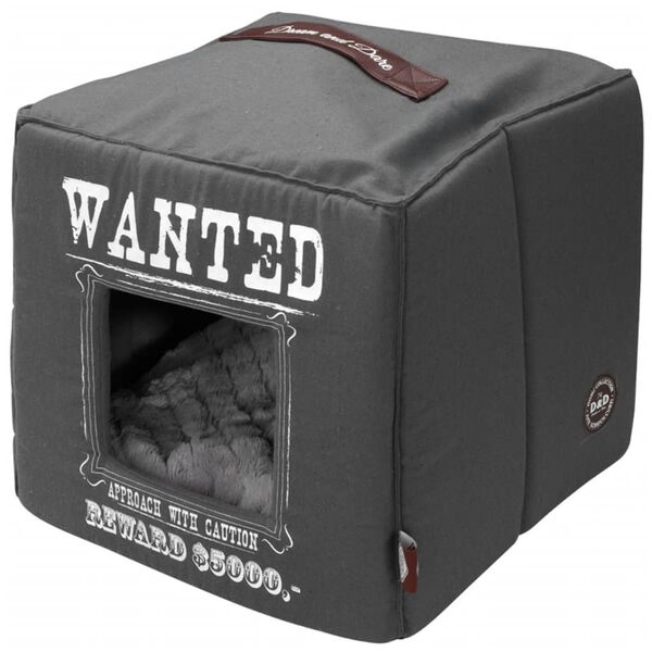 D&D Haustierbett Wanted 40 x 40 x 40 cm Grau 671/432327