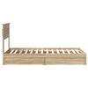 vidaXL Aufbewahrungsbett Sonoma-Eiche 75 x 190 cm Holzwerkstoff
