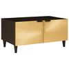 vidaXL Couchtisch Schwarz und Gold 80 x 50 x 40 cm Holzwerkstoff