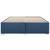 vidaXL Bettgestell ohne Matratze Blau 200x200 cm Stoff