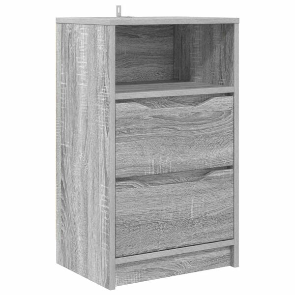 vidaXL Nachttisch Graues Sonoma 40 x 30 x 467 cm Holzwerkstoff