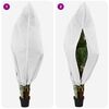vidaXL Winterschutz fur Pflanzen 5 pcs Wei&szlig; 1,8 x 1,2 m Vliesstoff