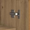 vidaXL Sideboard Artisan-Eiche 69,5 x 34 x 90 cm Verbundholz und Eisen
