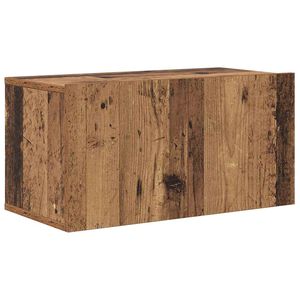 vidaXL TV-Schrankset Wandmontiert Braun 60 x 30 x 30 cm Holzwerkstoff