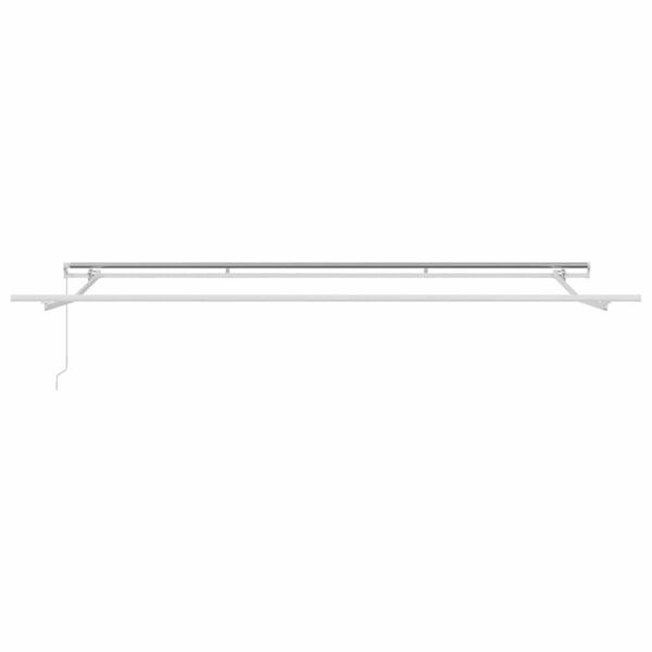 vidaXL Markisenrahmen Wei&szlig; 400 x 300 cm Aluminium