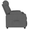 vidaXL Massagesessel Dunkelgrau Stoff