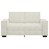vidaXL 2-Sitzer-Sofa Creme 120 cm Samt
