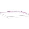 vidaXL Matratzenschoner Wei&szlig; 200x220 cm Wasserdicht