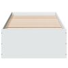 vidaXL Bettgestell Wei&szlig; 90x200 cm Holzwerkstoff