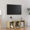 vidaXL TV-Schrank Sonoma-Eiche 107x35x37 cm Holzwerkstoff