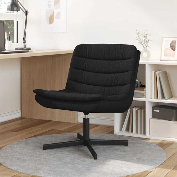 vidaXL Drehstuhl Schwarz 63 x 75 x 76 cm Stoff