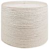 vidaXL Juteschnur 10 stk. 2 mm Wei&szlig; 100% Tossa Jute