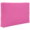 vidaXL Sofakissen f&uuml;r drau&szlig;en 3 pcs Rosa Polyester