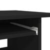 vidaXL Schreibtisch Schwarz 80x45x74 cm Holzwerkstoff