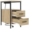 vidaXL Nachttisch Sonoma-Eiche 30 x 48 x 61 cm Holzwerkstoff