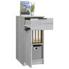 vidaXL Schreibtischschrank Grau Sonoma 33,5x50x75 cm Holzwerkstoff