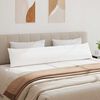 vidaXL Sofakissen 2 pcs Wei&szlig; 200 x 40 cm Stoff