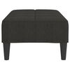 vidaXL Fu&szlig;hocker Schwarz 78x56x32 cm Stoff