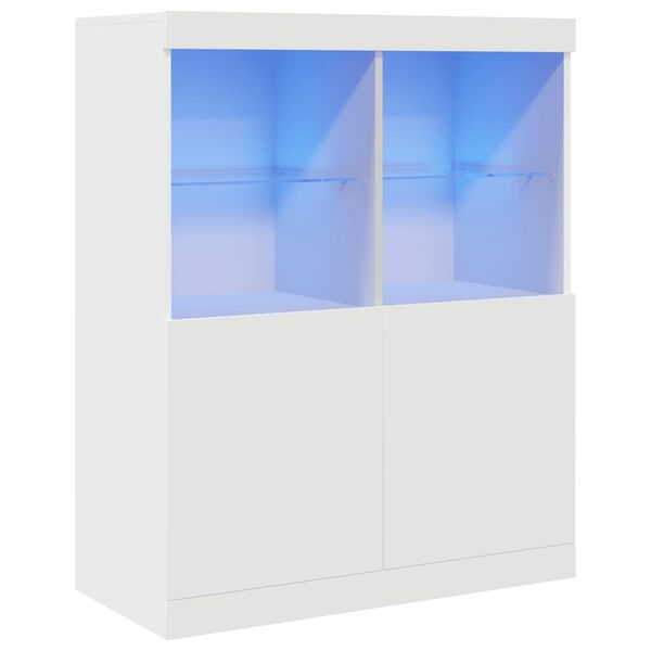 vidaXL Sideboard Wei&szlig; 81x37x100 cm Holzwerkstoff