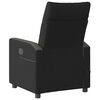 vidaXL Massagesessel Schwarz Stoff