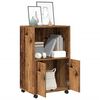 vidaXL Rollschrank Altholz-Optik 55x40x91 cm Holzwerkstoff