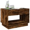 vidaXL Couchtisch mit Infinity-LED R&auml;uchereiche 70x50x50 cm