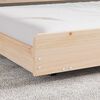 vidaXL Bettrahmen Natur 75 x 190 cm Massives Kiefernholz