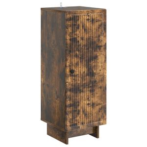 vidaXL Sideboard Ger&auml;ucherte Eiche 33 x 34,5 x 90 cm Holzwerkstoff