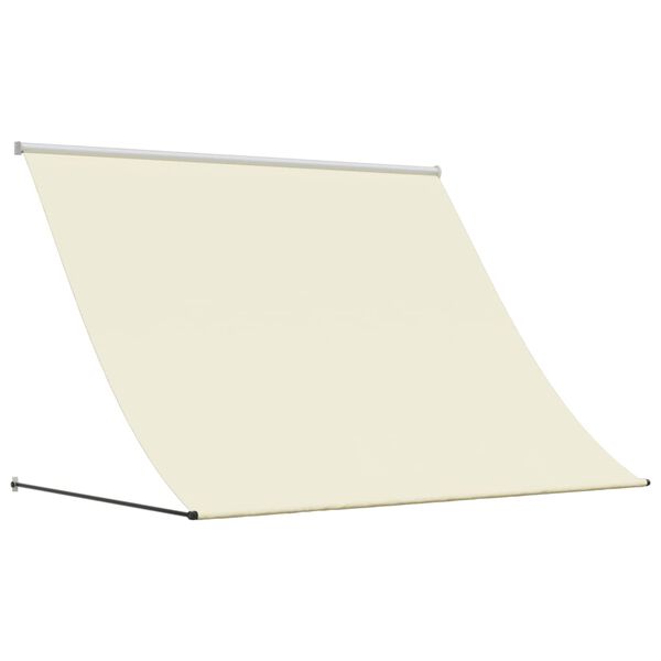 vidaXL Markise Einziehbar Creme 200x150 cm Stoff und Stahl