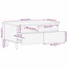 vidaXL Couchtisch mit Schubladen 80 x 54 x 40 cm Massivholz Mango