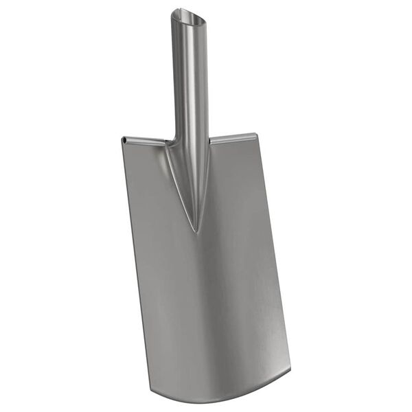 vidaXL Schaufelkopf Silber 43 x 17 cm Pulverbeschichteter Stahl