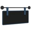 vidaXL H&auml;ngevorderseite Wandmontiert Blau 100 x 55 x 5 cm Stoff