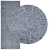 vidaXL Teppich Shaggy Hochflor Modern Blau 80x200 cm
