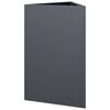 vidaXL Pflanzk&uuml;bel 2 Stk. Anthrazit Dreieckig 50x43x75 cm Stahl