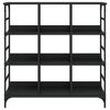 vidaXL Sideboard Schwarz 102x32x103,5 cm Holzwerkstoff