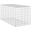 vidaXL Gabion mit 5 mm Draht und 5x10 cm Maschen 50x100x50 cm