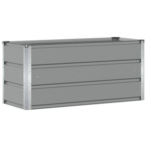 vidaXL Pflanzk&uuml;bel Hellgrau 100 x 40 x 45 cm Stahl
