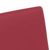vidaXL Esszimmerst&uuml;hle mit Rollen 2 pcs Weinrot 57 x 66 x 94 cm